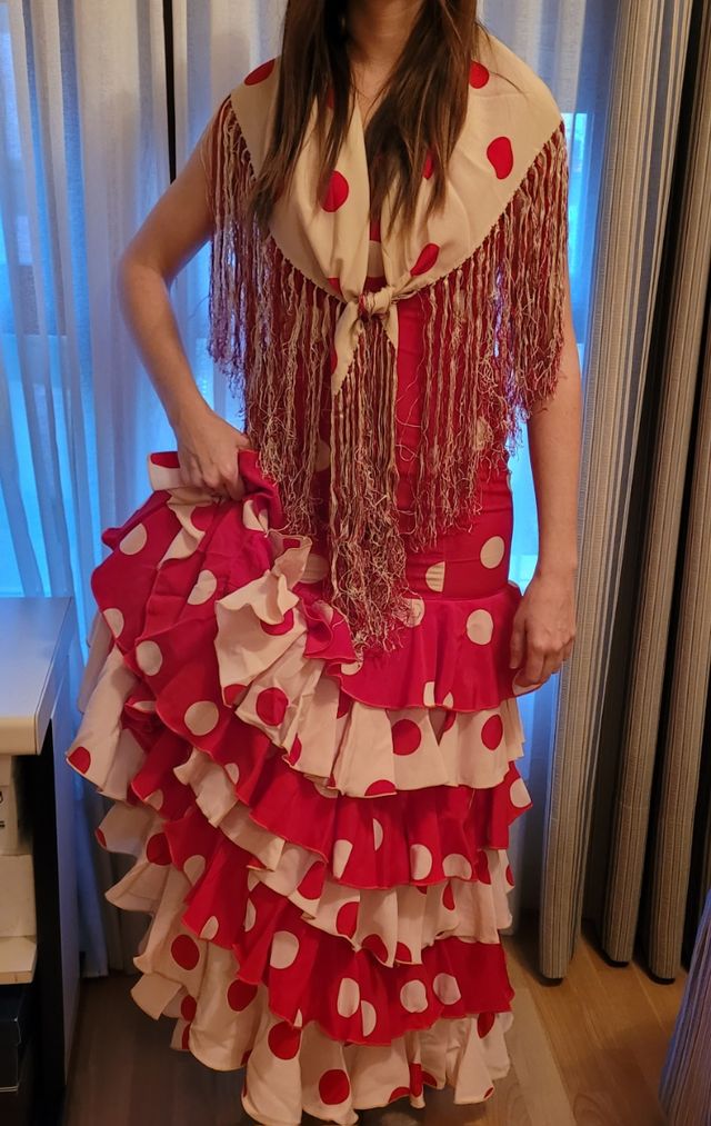 Traje flamenca talla 34-36