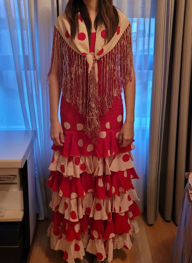 Traje flamenca talla 34-36