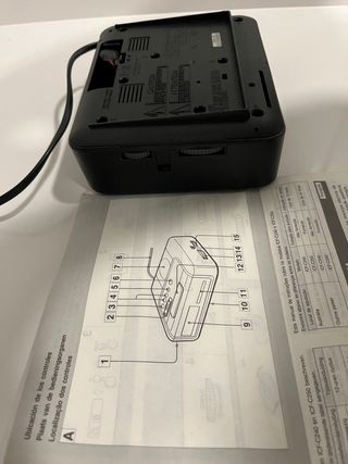 Radio despertador Sony