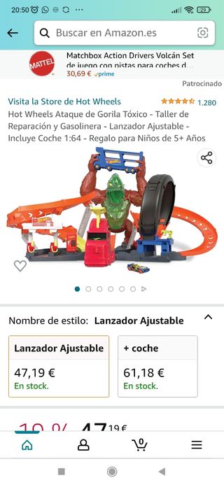 Juego coches Hotwheels