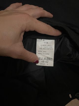 Traje chaqueta hombre