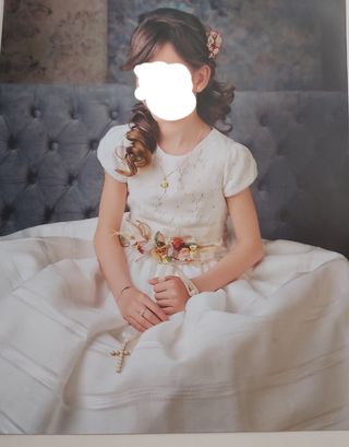 vestido comunión niña