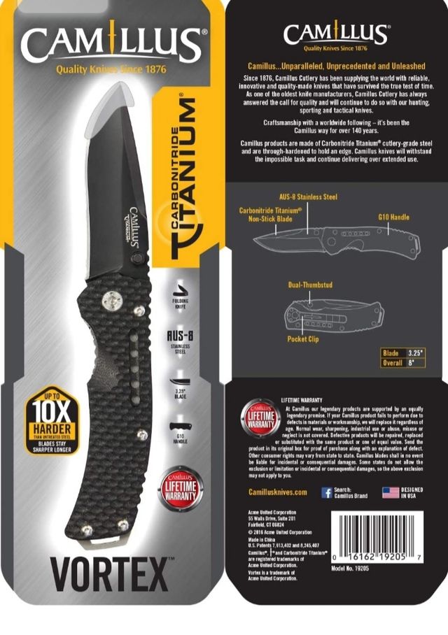 Camillus Vortex  Aus-8