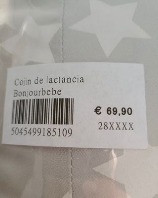 Cojín Lactancia Bonjour bebe
