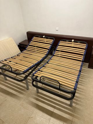 Somier articulado manual, 80x180 cm