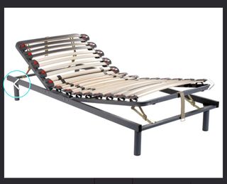 Somier articulado manual, 80x180 cm