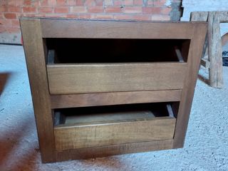 Set di 2 tavoli in legno