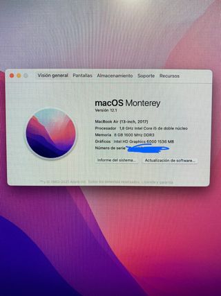 MacBook Air i5 INTERNACIONAL