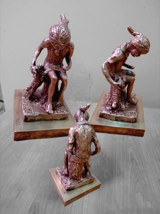 figura de bronce