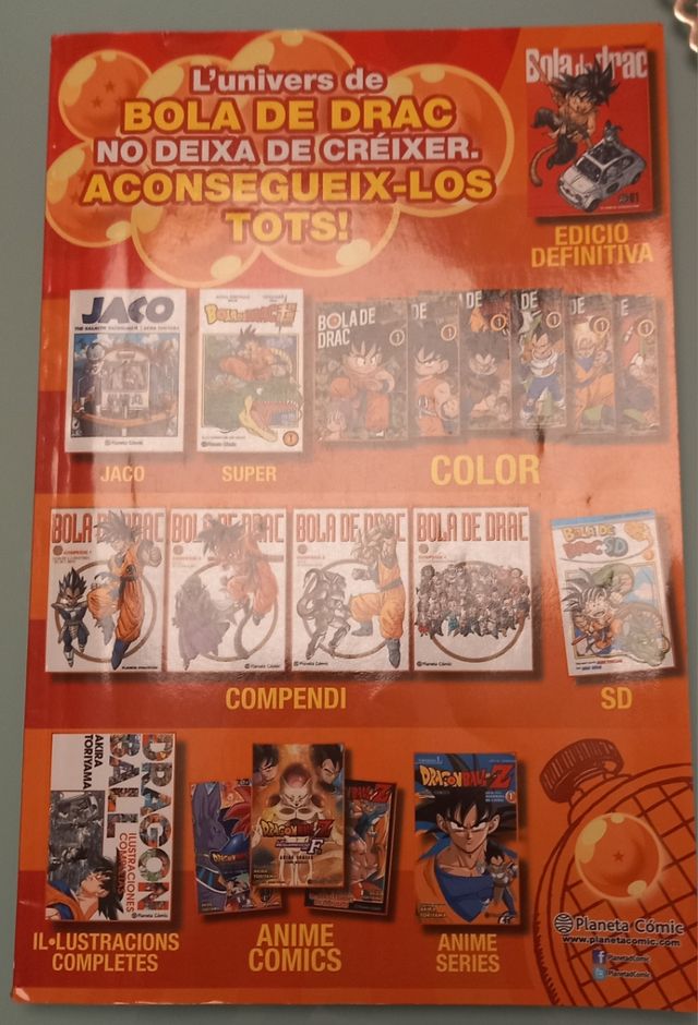 Cómic Dragón Ball Bola de drac