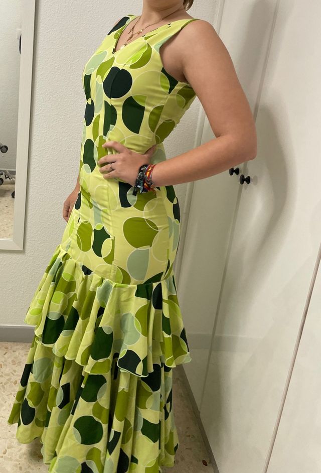 Vestido de flamenca. Tamanho