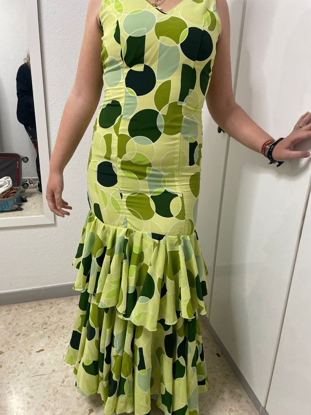 Vestido de flamenca. Tamanho