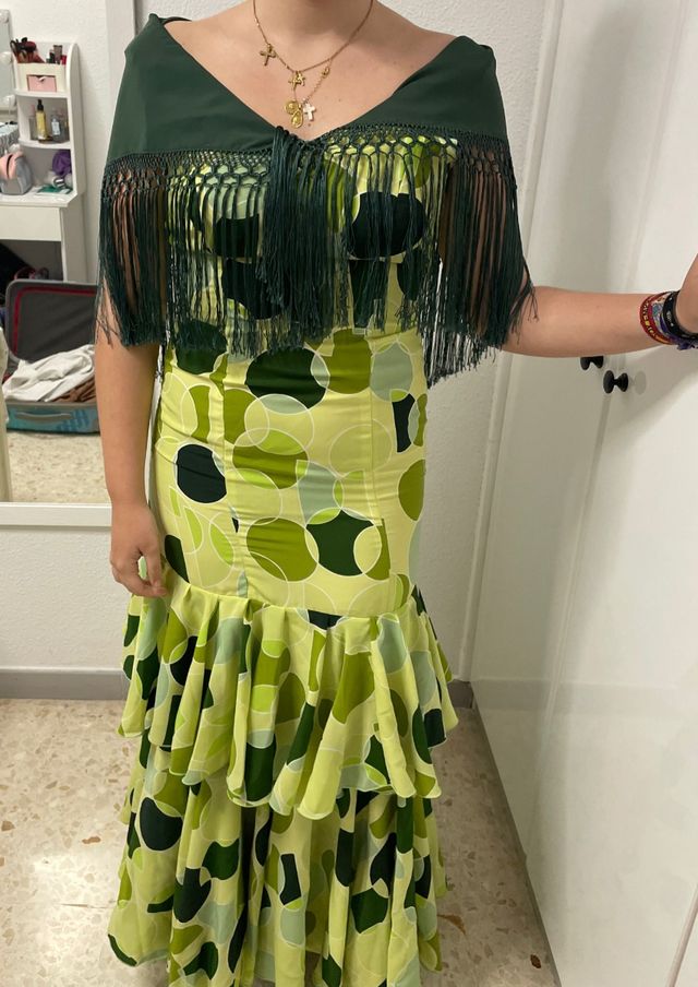 Vestido de flamenca. Tamanho