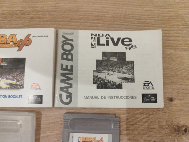 NBA96 GAME BOY + libro instrucciones