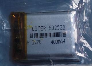 Batería de litio.