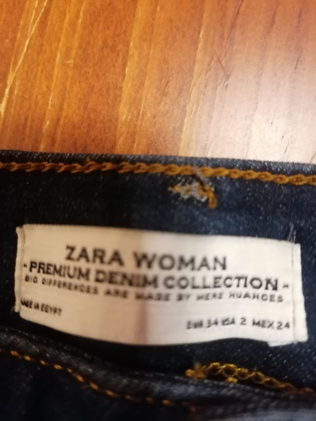 pantalón denim collection Zara, t. 34