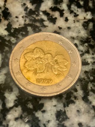 Moneda 2 euros Finlàndia 1999
