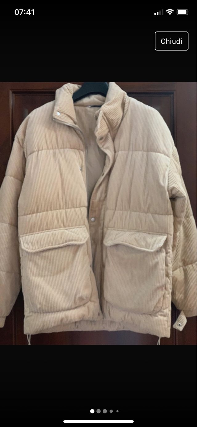 Giubbotto uomo panna