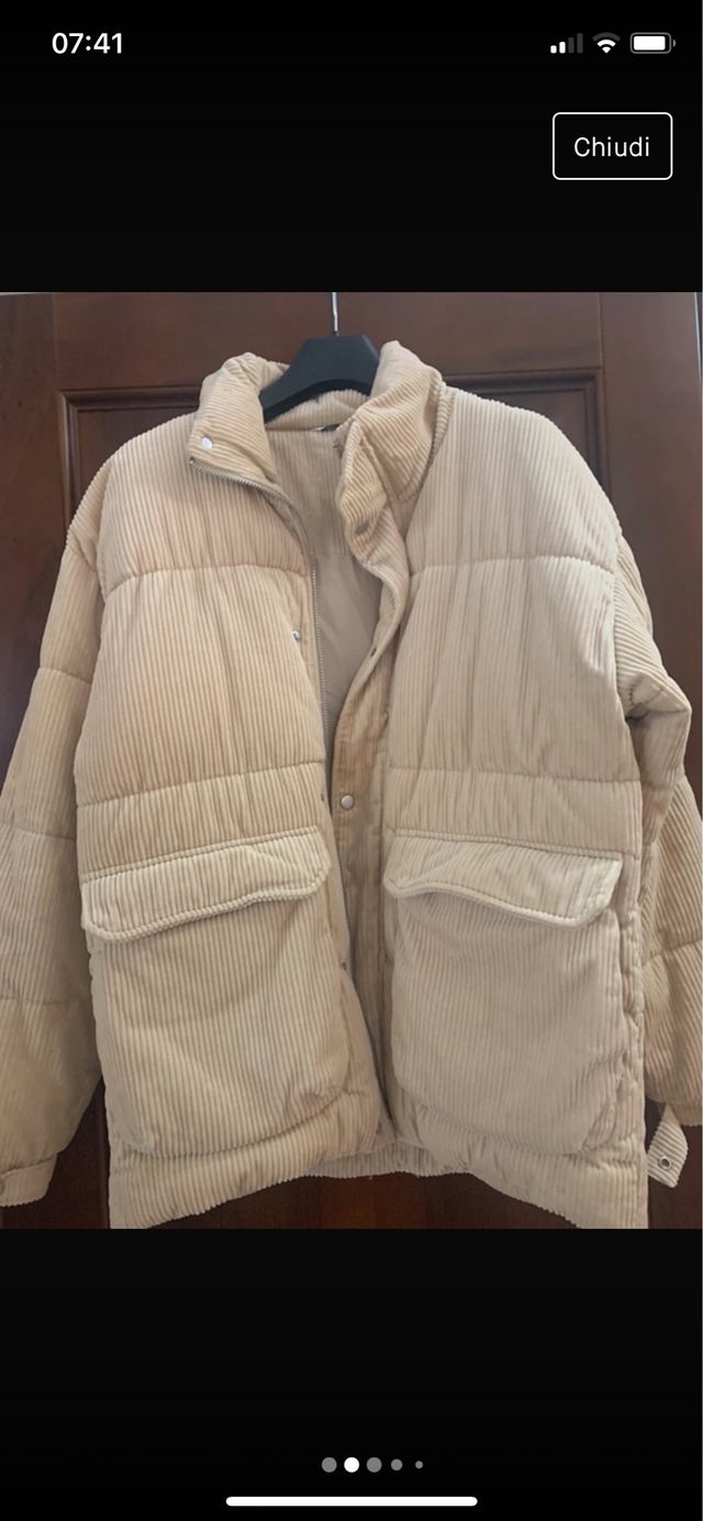 Giubbotto uomo panna