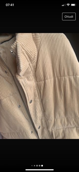 Giubbotto uomo panna