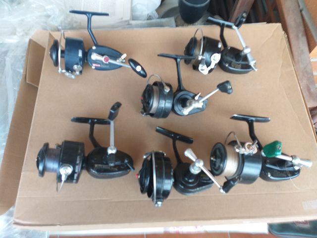 lote 6 carretes pesca mitchell