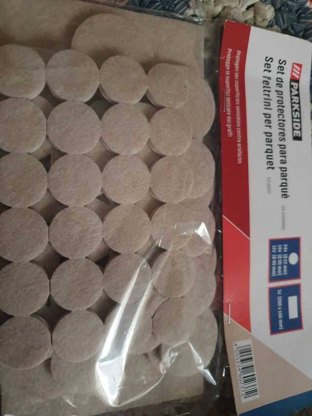 Protectores para parquet.