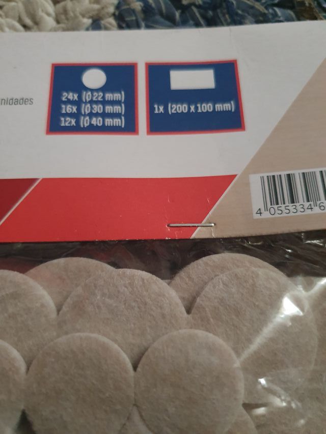 Protectores para parquet.