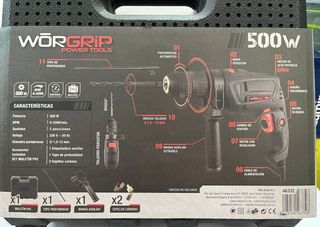 Taladro percutor + REGALO de un juego de de brocas