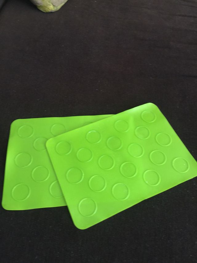 2 stampi in silicone per maccheroni e pasticceria