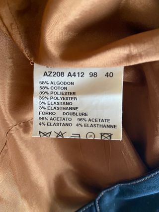 Vestido azul marino ZAPA