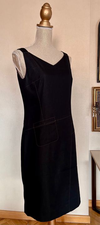 Vestido azul marino ZAPA