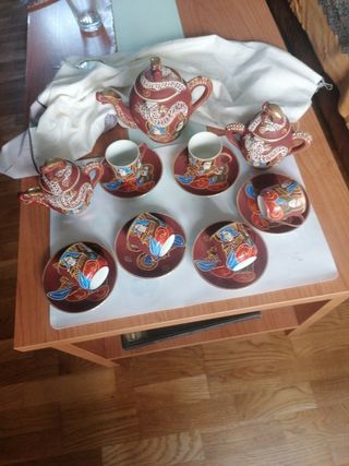 JUEGO CAFÉ PORCELANA CHINA