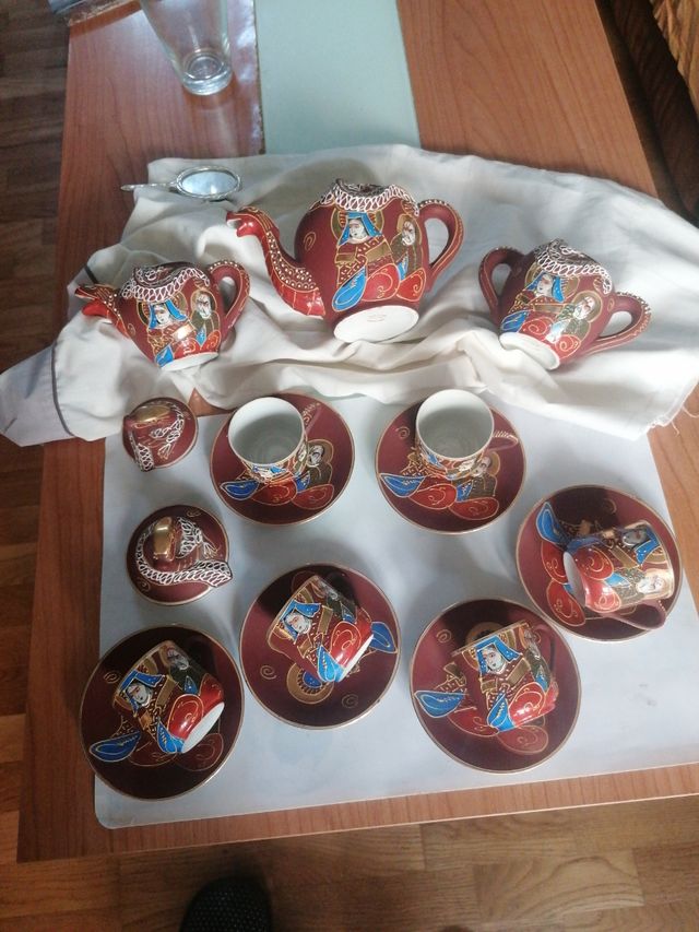 JUEGO CAFÉ PORCELANA CHINA