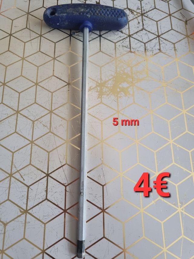 Destornilladores Allen varias medidas y precios