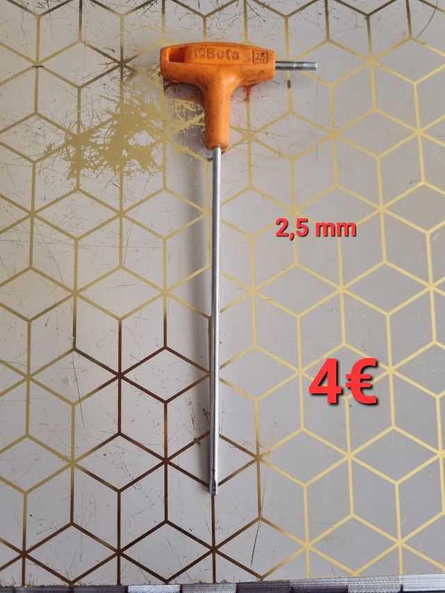 Destornilladores Allen varias medidas y precios