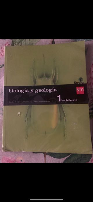 Biología y geología editorial sm 1 bachillerato