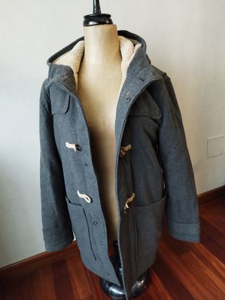 Abrigo de paño forrado con borreguillo 13-14