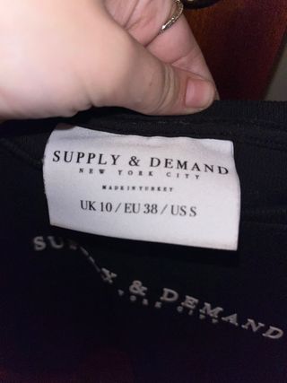 top manga larga negra