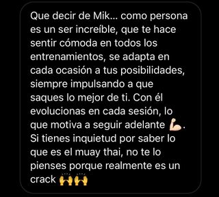 Clase privada de Muay Thai / Boxeo