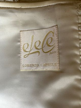 Traje de novia 