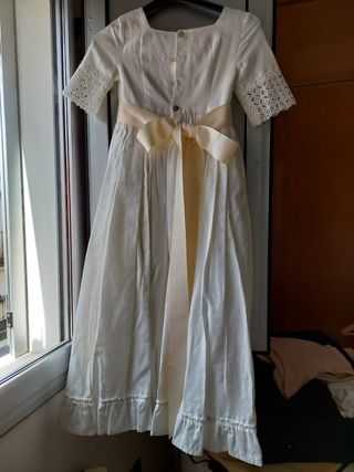 Vestido de comunión talla 10 años 