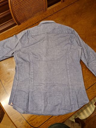 Camisa azul hombre L