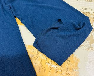 pantalon fluido marino