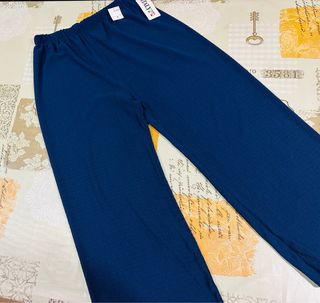 pantalon fluido marino