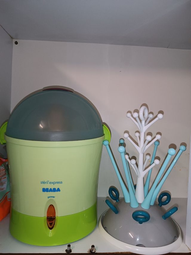 Lote esterilizador+ calentador+ escurridor+porta