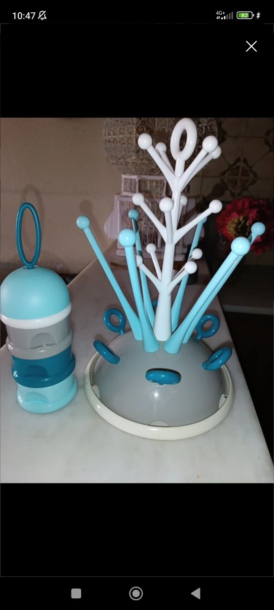 Lote esterilizador+ calentador+ escurridor+porta