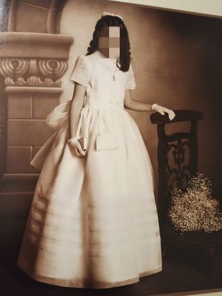 Vestido de comunión niña