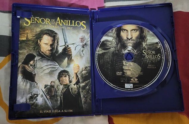 DVD EL SEÑOR DE LOS ANILLOS