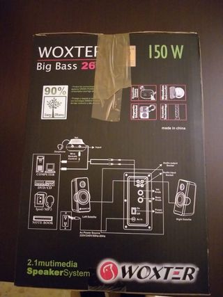 Altavoces Woxter Big Bass 260