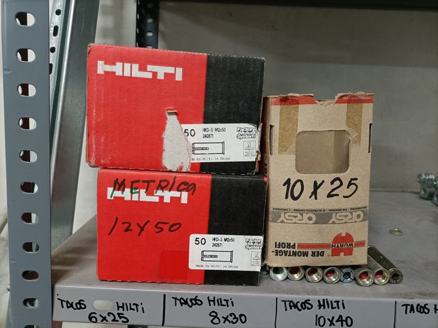 Taco expansión roscado M10x25